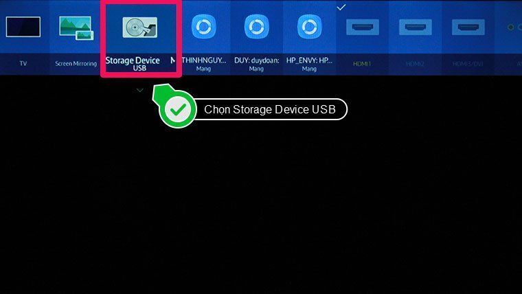 cách xem video, nghe nhạc, xem ảnh trong usb trên tivi samsung 2015