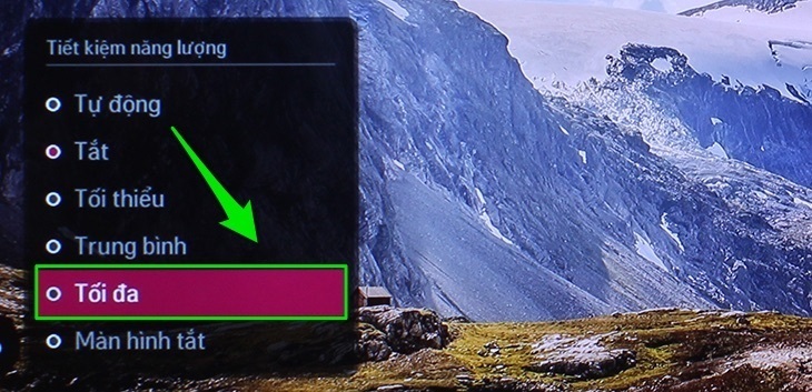 cách bật chế độ tiết kiệm điện trên smart tivi lg 2016