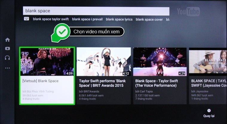 cách sử dụng ứng dụng youtube trên smart tivi lg hệ điều hành webos