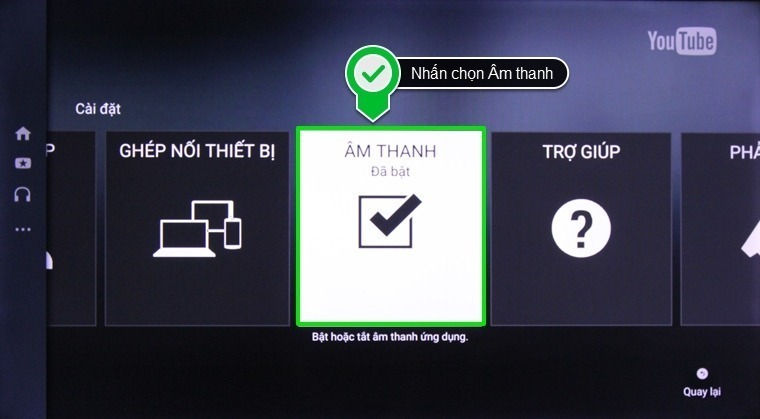 cách sử dụng ứng dụng youtube trên smart tivi lg hệ điều hành webos