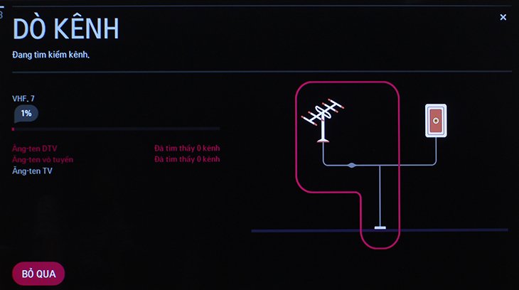cách dò kênh trên smart tivi lg 2016