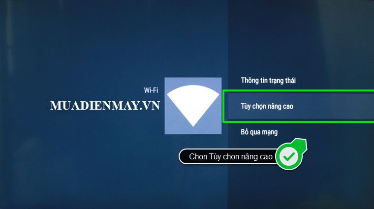 cách cài đặt ip mạng cho android tivi sony 2015