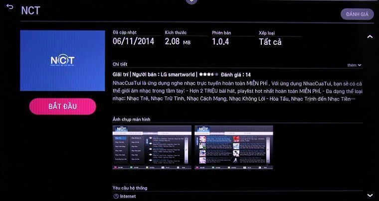 top 3 ứng dụng nghe nhạc phổ biến trên smart tivi lg hệ điều hành webos