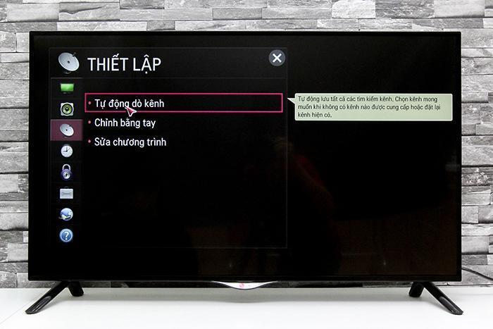 cách dò kênh trên tivi lg trên hệ điều hành netcast