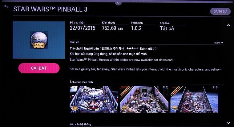 top 4 game phổ biến trên smart tivi lg hệ điều hành webos