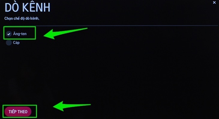 cách dò kênh trên smart tivi lg 2016
