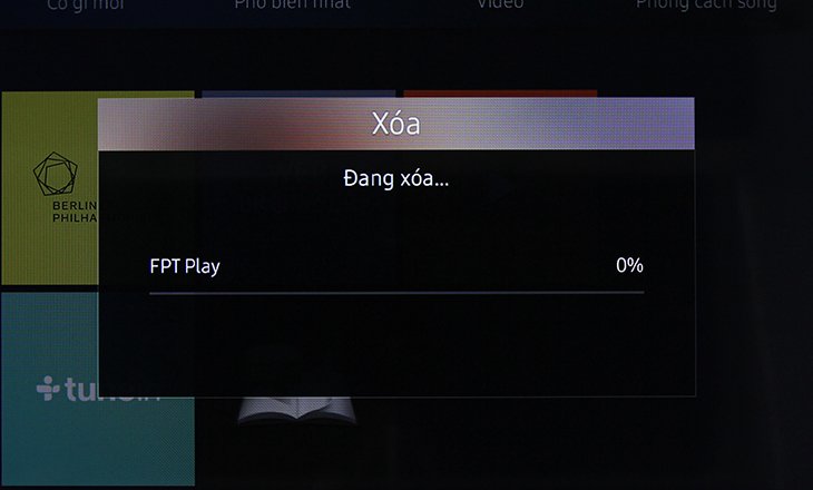 cách xoá ứng dụng trên smart tivi samsung 2016