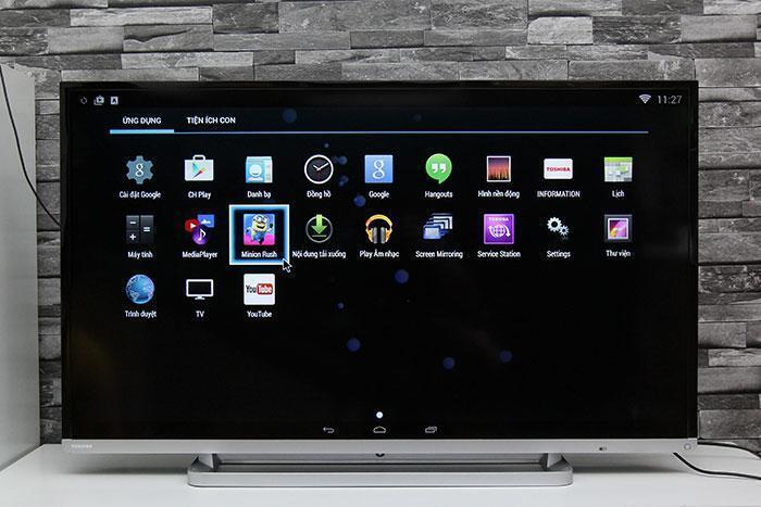 cách tải ứng dụng trên tivi toshiba