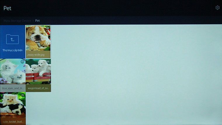 cách xem video, nghe nhạc, xem ảnh trong usb trên tivi samsung 2015