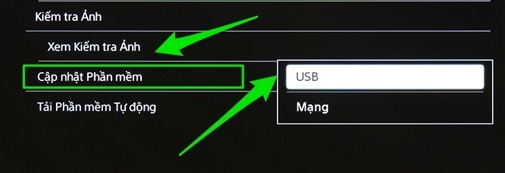 cách cập nhật phần mềm cho tivi sony 43w750d bằng usb