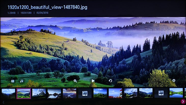 cách xem hình, nghe nhạc, xem phim trên smart tivi lg 2016