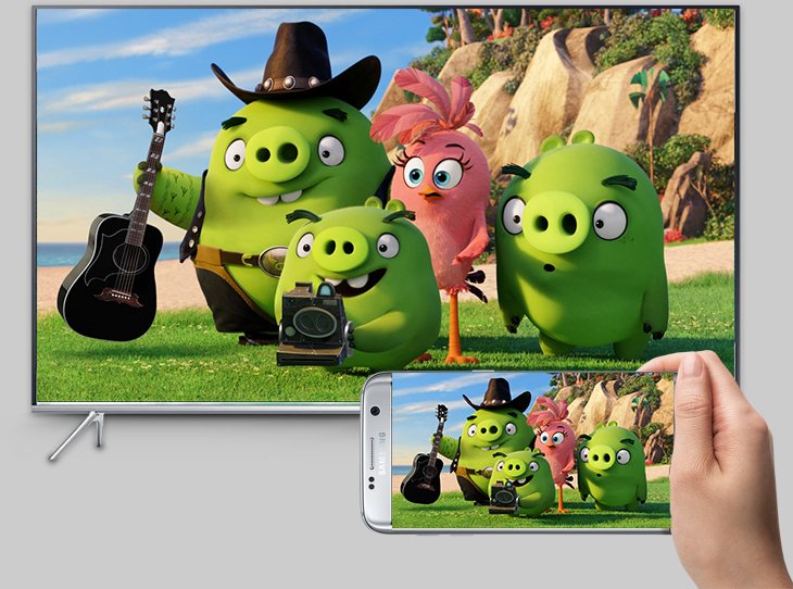 cách chiếu màn hình điện thoại lên smart tivi samsung 2016