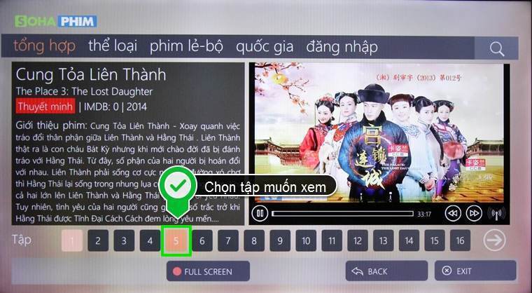 cách sử dụng ứng dụng sohaphim trên smart tivi lg hệ điều hành webos