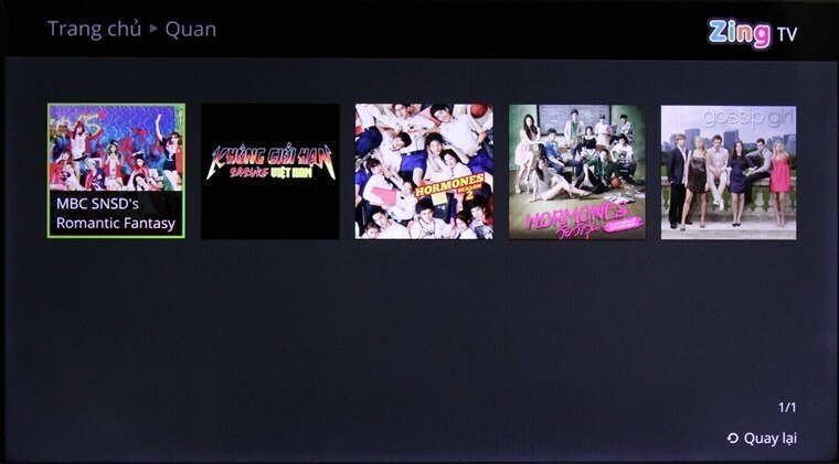 cách sử dụng ứng dụng zing tv trên smart tivi lg hệ điều hành webos