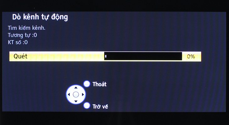 cách khôi phục cài đặt gốc và thiết lập lại tivi panasonic thường