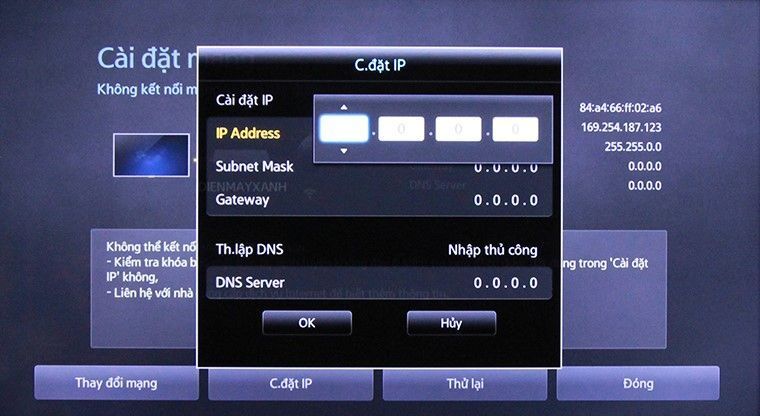 tivi không kết nối được mạng? đây là nguyên nhân và cách khắc phục!