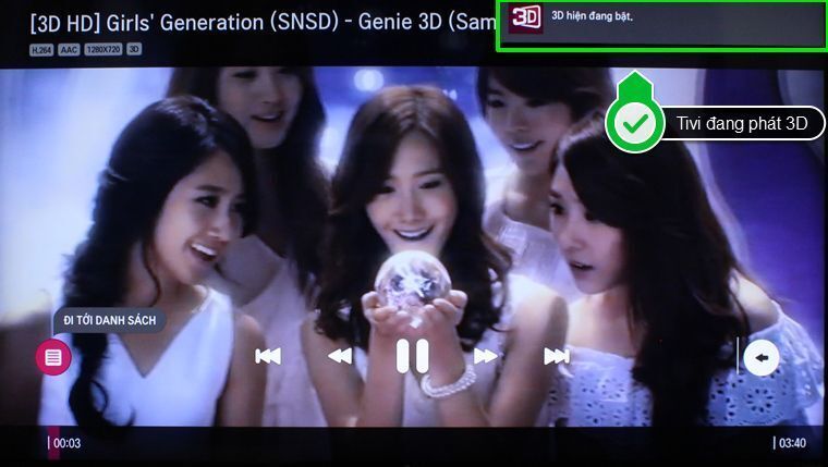 cách bật chế độ 3d trên smart tivi lg hệ điều hành webos