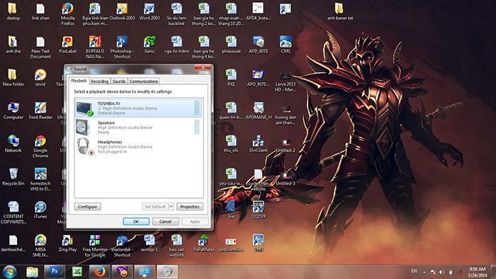 kết nối laptop với tivi qua hdmi không có tiếng? đây là cách khắc phục