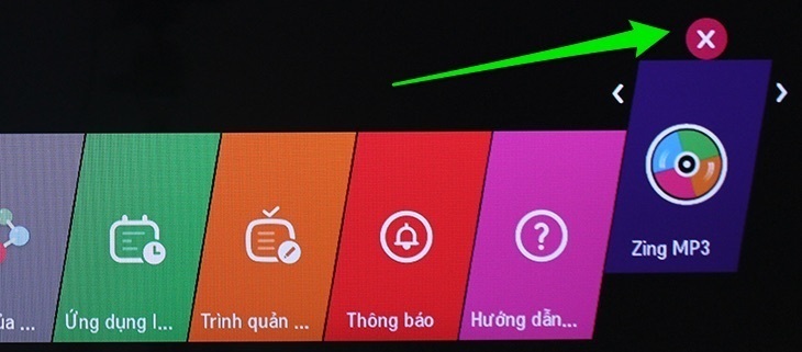 cách xoá ứng dụng trên internet tivi lg 2016