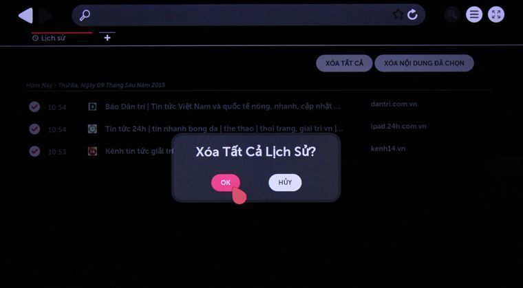 cách sử dụng điều khiển thông minh tivi lg uf850t, lg uf770t và lg lf632t