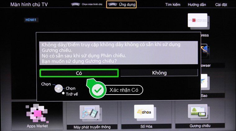 cách sử dụng tính năng screen mirroring trên smart tivi panasonic