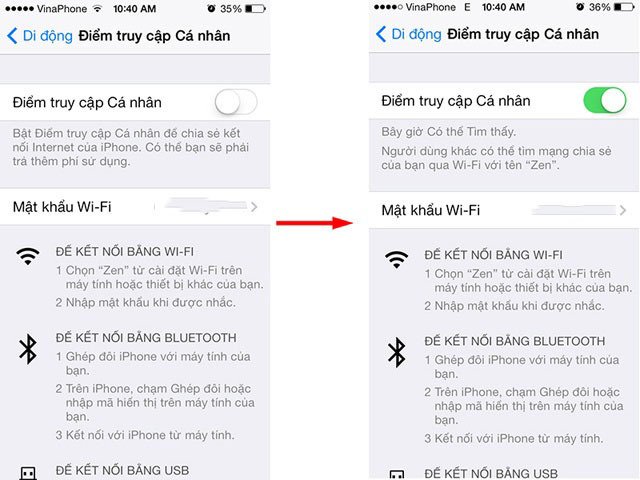 hướng dẫn bật tính năng wifi hotspot