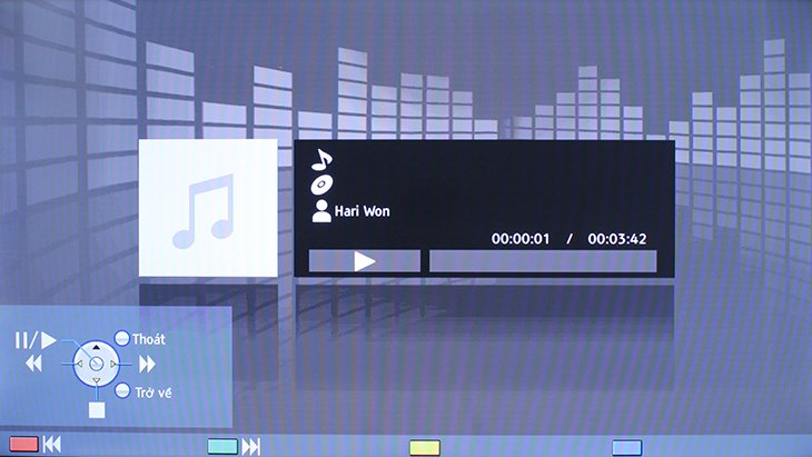 cách nghe nhạc, xem ảnh, xem phim bằng usb trên tivi panasonic thường