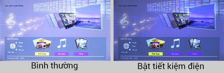 cách bật chế độ tiết kiệm điện trên tivi panasonic thường