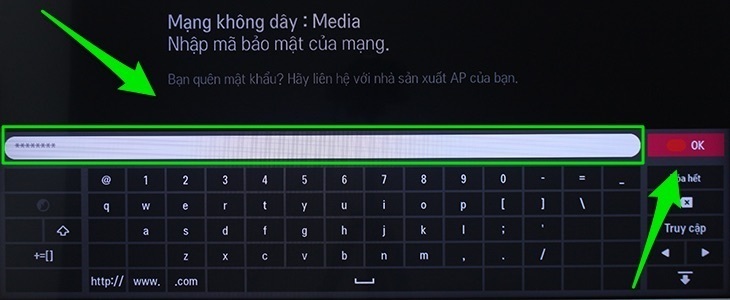 cách kết nối mạng cho internet tivi lg 2016