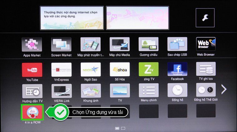 cách tải ứng dụng trên smart tivi panasonic