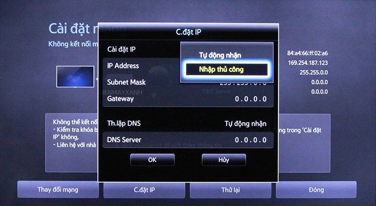 tivi không kết nối được mạng? đây là nguyên nhân và cách khắc phục!