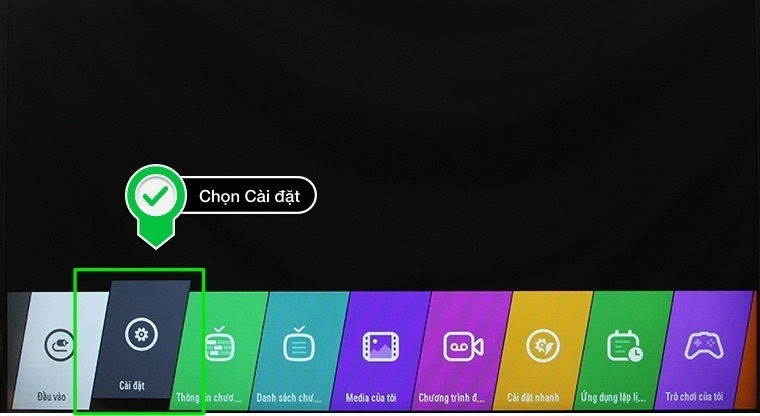 cách khôi phục cài đặt gốc và thiết lập lại tivi lg thường 2016