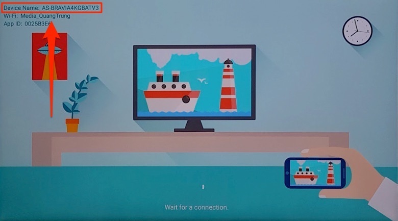 cách chiếu màn hình airplay trên tivi sony 2018 chạy hệ điều hành android