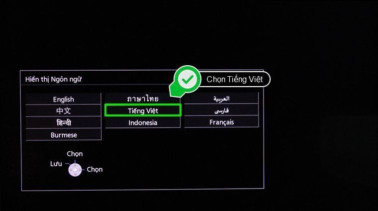các bước thiết lập lại từ đầu trên smart tivi panasonic