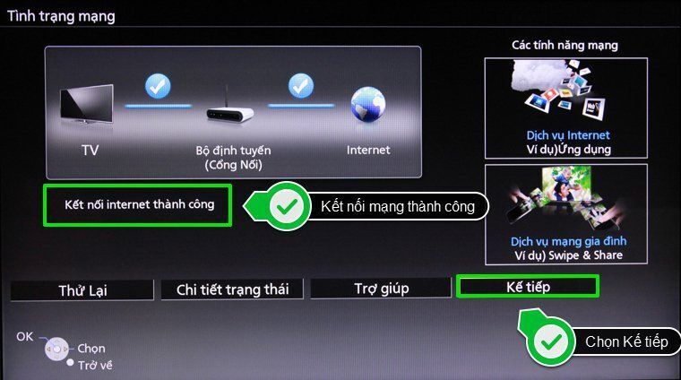 các bước thiết lập lại từ đầu trên smart tivi panasonic