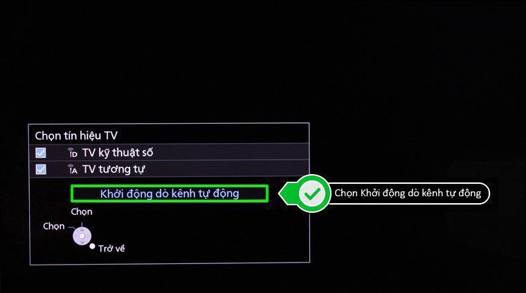 các bước thiết lập lại từ đầu trên smart tivi panasonic