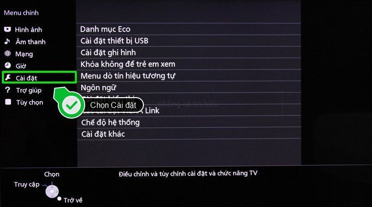 cách dò kênh smart tivi panasonic