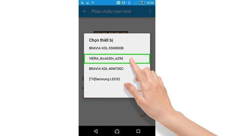 cách sử dụng tính năng screen mirroring trên smart tivi panasonic