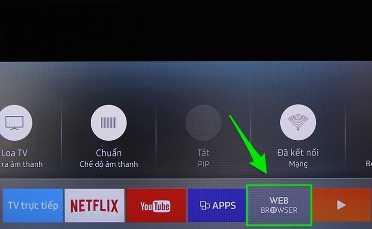 cách xóa lịch sử duyệt web trên smart tivi samsung 2016
