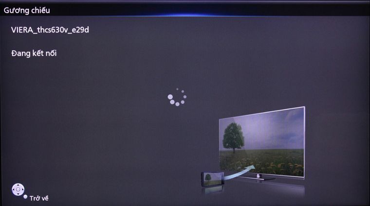 cách sử dụng tính năng screen mirroring trên smart tivi panasonic