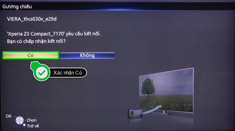 cách sử dụng tính năng screen mirroring trên smart tivi panasonic