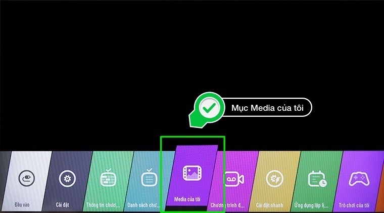 cách nghe nhạc, xem ảnh, xem phim bằng usb trên tivi lg thường 2016