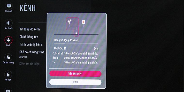 cách khôi phục cài đặt gốc và thiết lập lại tivi lg thường 2016