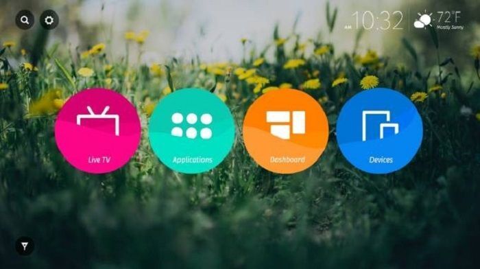 giao diện firefox os trên smart tivi panasonic