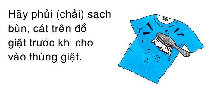 6 chú ý khi giặt bằng máy giặt