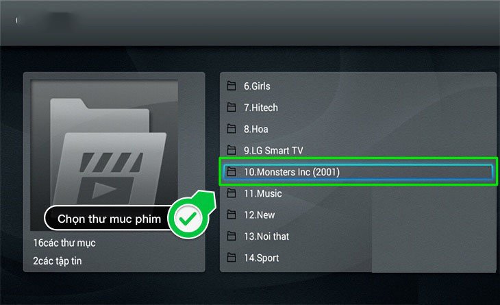 cách xem ảnh, nghe nhạc, xem phim trong usb trên smart tivi tcl 2016