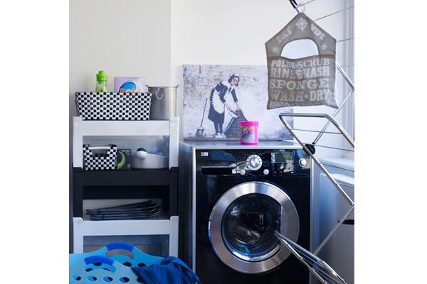 bày trí máy giặt cho ngôi nhà chật