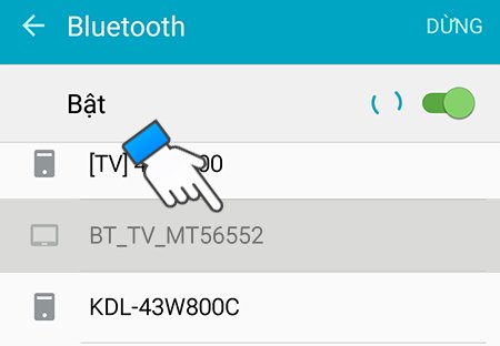cách phát nhạc từ điện thoại lên smart tivi tcl 2016 bằng bluetooth