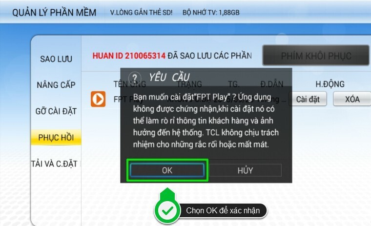 cách cài đặt ứng dụng ngoài trên smart tivi zing tcl z1 bằng file apk