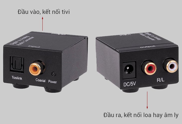 tivi có cổng optical nhưng loa không có, làm sao để kết nối?
